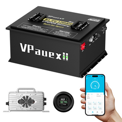 48V(51.2V) 170Ah LiFePO4 Battery, Built in 300A BMS, High Capacity Lithium Iron Phosphate Battery for Golf Carts, UTV, Off-Grid Solar