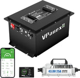 36V Lithium Golf Cart Battery,36V 105Ah Golf Cart Batteries with 25A Charger,Built-in 200A BMS,Metal Casing,Supports Mobile APP,Touch Monitor,6000+ Cycles,Peak Current 600A,Max 7.68kW Output Power