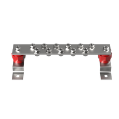 High-Current 800A Bus Bar, 51.2V Nickel-Plated Copper for Superior Conductivity, Compatible with 48V LiFePO4 Server Rack & Solar Energy Storage Systems(2 Pieces/Set)