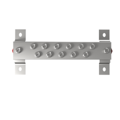 High-Current 800A Bus Bar, 51.2V Nickel-Plated Copper for Superior Conductivity, Compatible with 48V LiFePO4 Server Rack & Solar Energy Storage Systems(2 Pieces/Set)