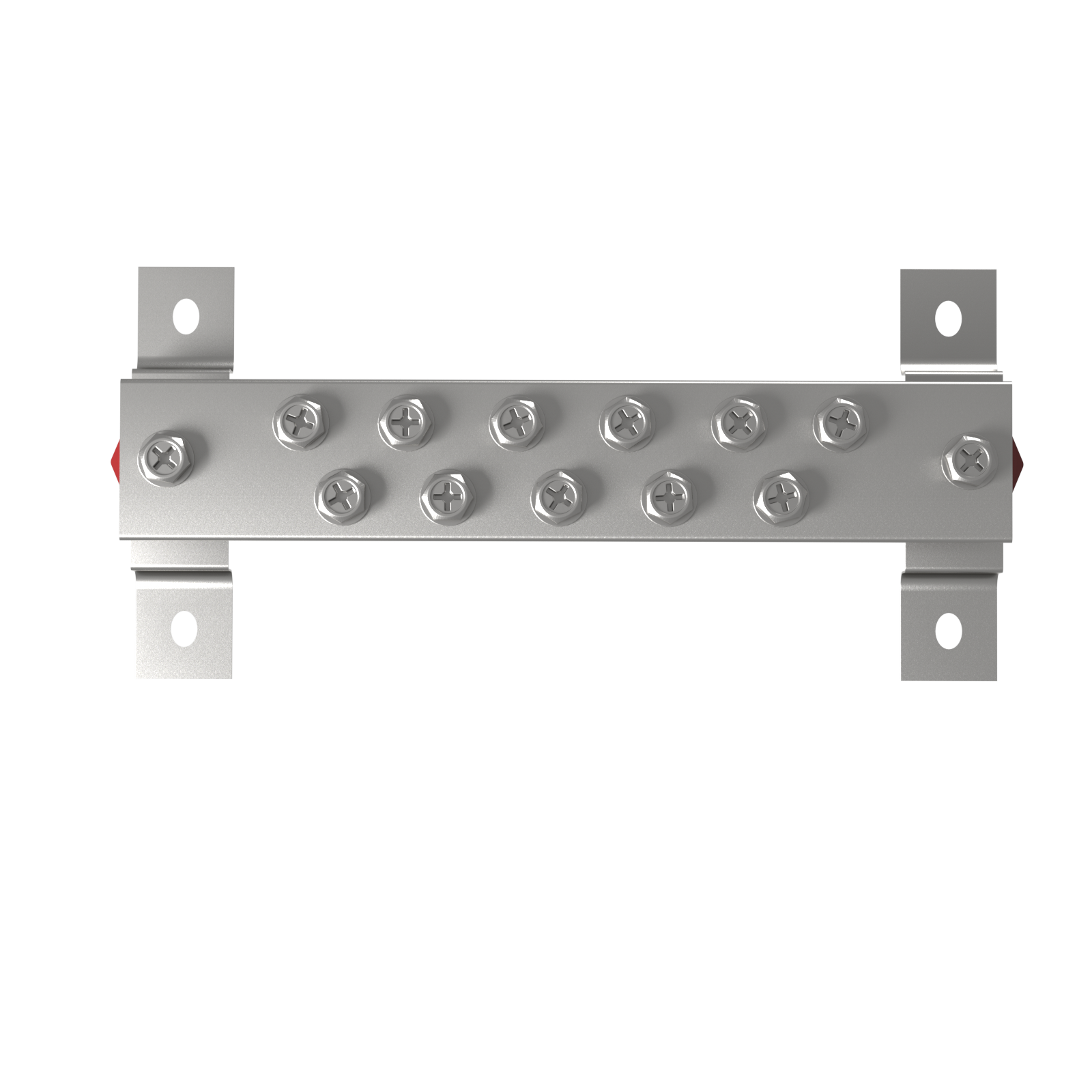 High-Current 800A Bus Bar, 51.2V Nickel-Plated Copper for Superior Conductivity, Compatible with 48V LiFePO4 Server Rack & Solar Energy Storage Systems(2 Pieces/Set)