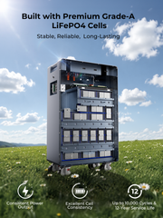 【🚚LTL】VPauexii | 51.2V 314AH Lithium Battery 16kWh | Aerosol Fire Protection  | Bluetooth & WiFi & LCD | 200A BMS