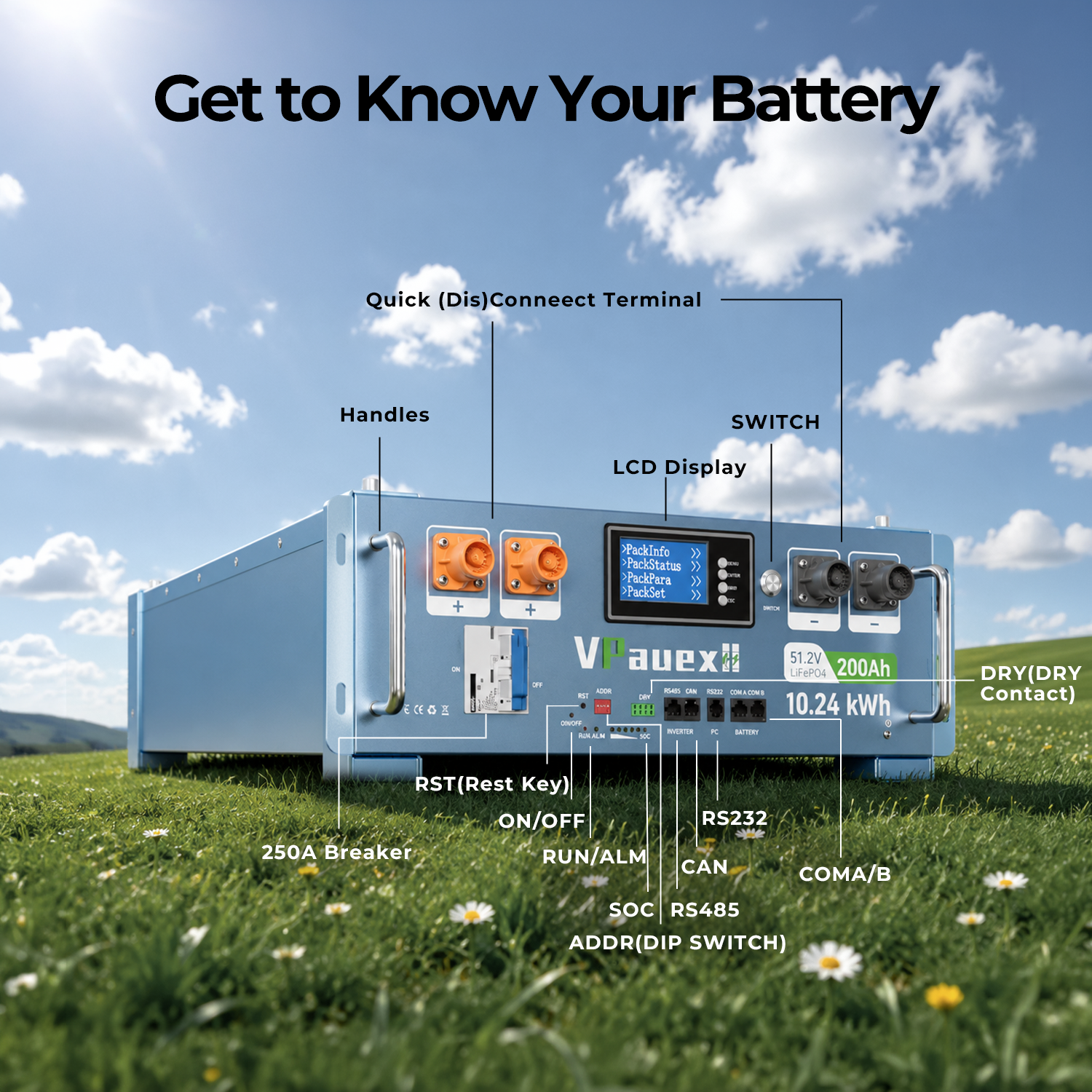 48V(51.2V) 600Ah (3 Pack 48V 200Ah）LiFePO4 Lithium Battery,Auto Fire Suppression,WiFi/Bluetooth, 48V Server Rack Battery with 3.5U Rack Mount Kit, 30.72kWh,6000+ Cycles,for Solar Energy Storage, Off-Grid, Backup Power