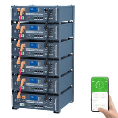 48V(51.2V) 100Ah LiFePO4 Lithium Battery,Auto Fire Suppression,WiFi/Bluetooth, 48V Server Rack Battery with 3U Rack Mount Kit, 5.12kWh,6000+ Cycles,for Solar Energy Storage, Off-Grid, Backup Power